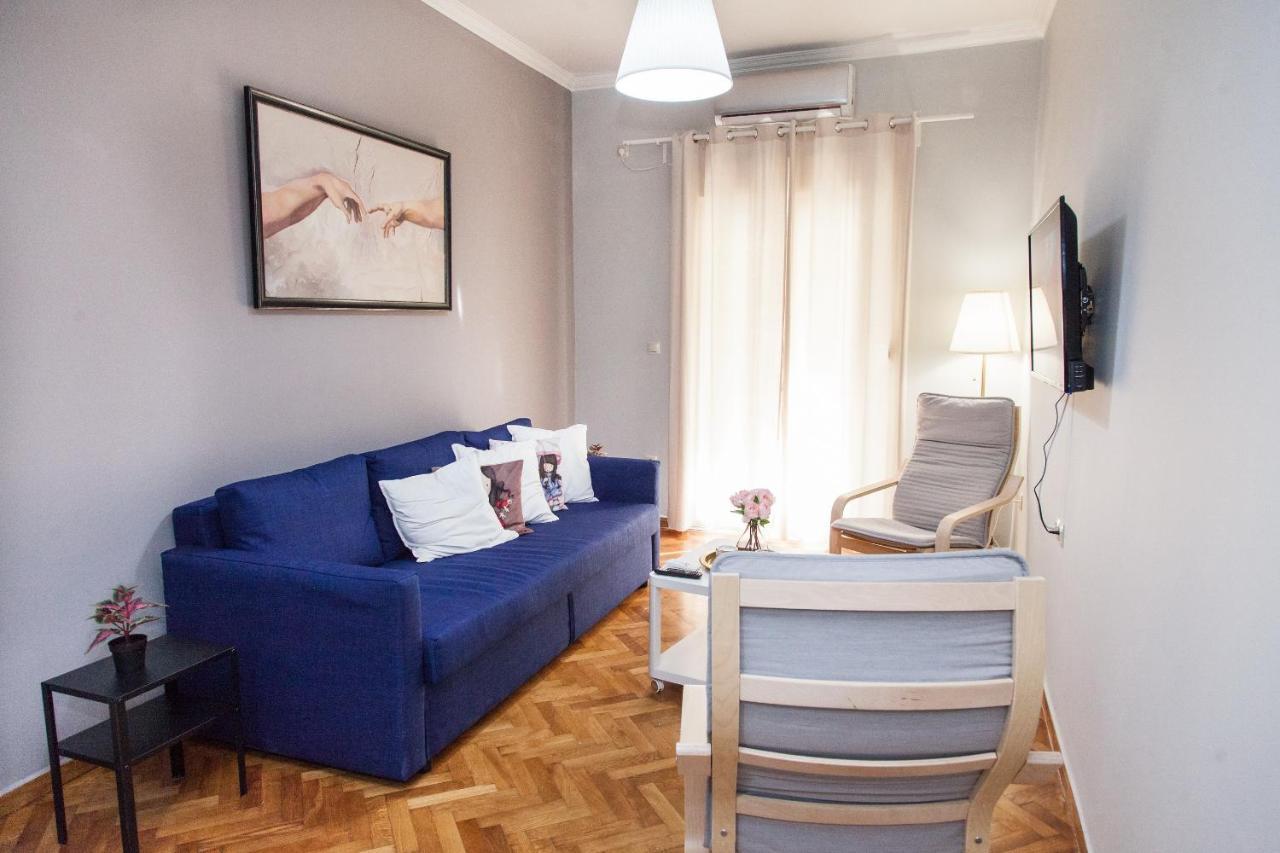 Apartmán Beautiful New Decorated Apt In Atény Exteriér fotografie