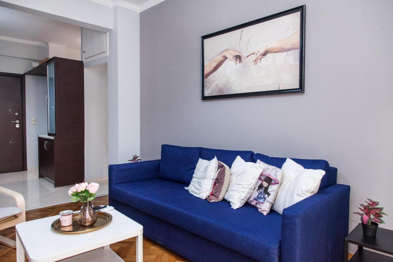 Apartmán Beautiful New Decorated Apt In Atény Exteriér fotografie